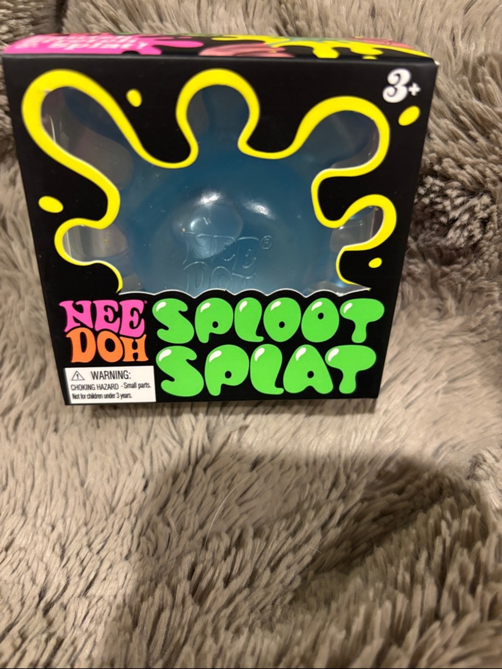 Nee Doh Sploot Splat Blue Kids Toy Stress Ball